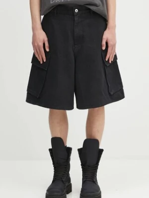 JW Anderson szorty jeansowe Cargo męskie kolor czarny DT0108.PG1595.999