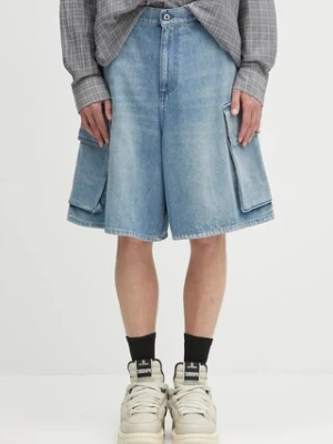 JW Anderson szorty jeansowe Cargo męskie kolor niebieski DT0108.PG1735.804