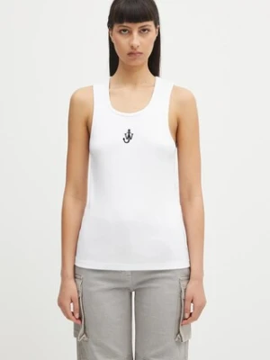 JW Anderson top Anchor Embroidery kolor biały JO0246.PG1512.001
