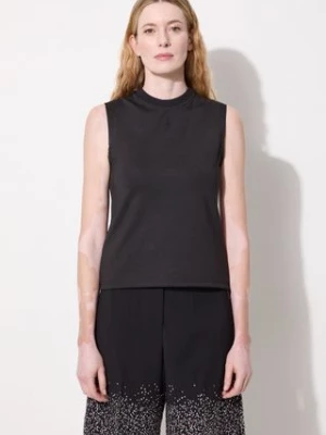 JW Anderson top Anchor Embroidery Tank Top damski kolor czarny JO0216.PG0999.999