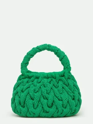 JW Anderson torebka Cable Knit Bag kolor zielony HB0692.FA0345.500