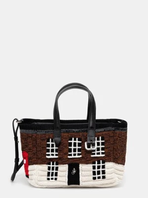 JW Anderson torebka House Mini Belt Tote kolor brązowy HB0714.YN0426