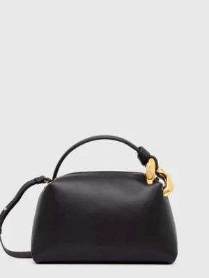 JW Anderson torebka skórzana Corner Bag kolor czarny HB0557.LA0307.999