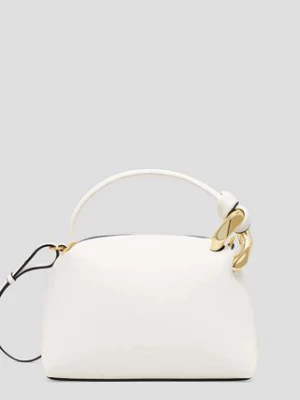 JW Anderson torebka skórzana Small Corner Bag kolor biały HB0603.LA0307.002