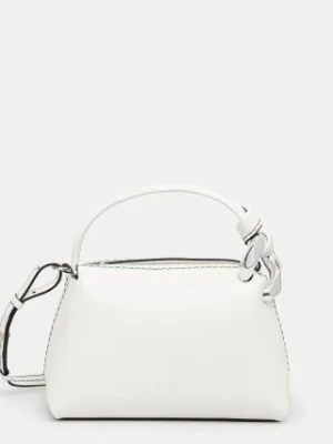 JW Anderson torebka skórzana The Jwa Small Corner Bag kolor biały HB0674.LA0232.002