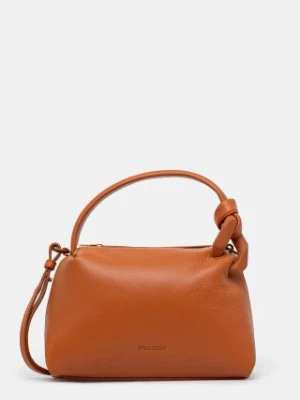 JW Anderson torebka skórzana The Jwa Small Corner Bag kolor brązowy HB0619.LA0307.142