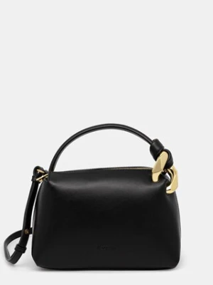 JW Anderson torebka skórzana The Jwa Small Corner kolor czarny HB0603.LA0351
