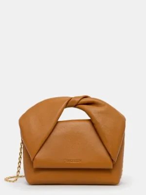 JW Anderson torebka Small Twister Bag kolor brązowy HB0643.LA0088.604