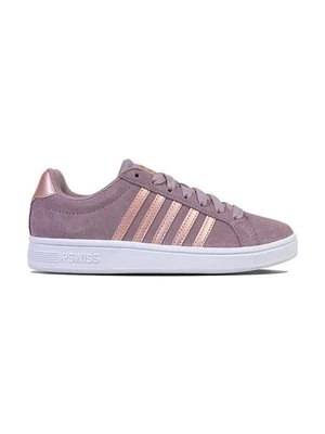 K-Swiss sneakersy skórzane COURT TIEBREAK SDE kolor różowy 97012.094.M