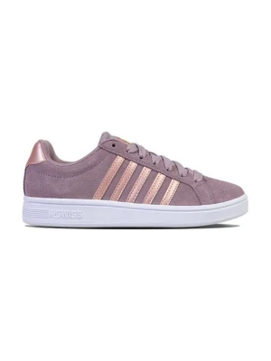 K-Swiss sneakersy skórzane COURT TIEBREAK SDE kolor różowy 97012.094.M