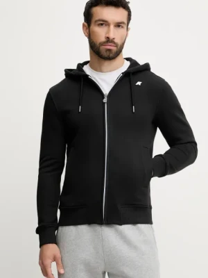 K-Way bluza męska kolor czarny z kapturem gładka K31364W