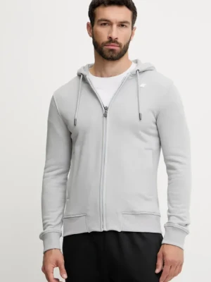 K-Way bluza męska kolor szary z kapturem gładka K31364W