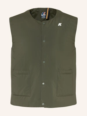 K-Way Kamizelka Valty Plain Warm gruen