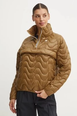 K-Way kurtka SOJENNE QUILTED WARM damska kolor brązowy zimowa K6126EW