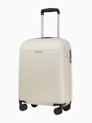 Kabinowa biała walizka z policarbonu Puccini