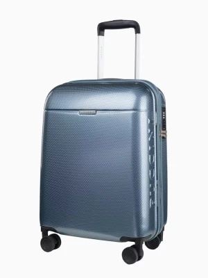 Kabinowa niebieska walizka z policarbonu Puccini