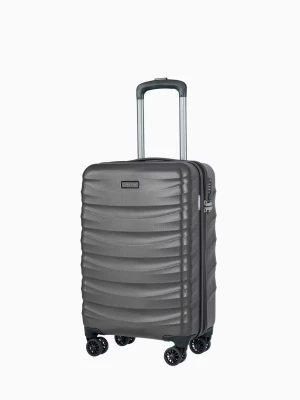 Kabinowa walizka z poliwęglanu antracytowa Puccini