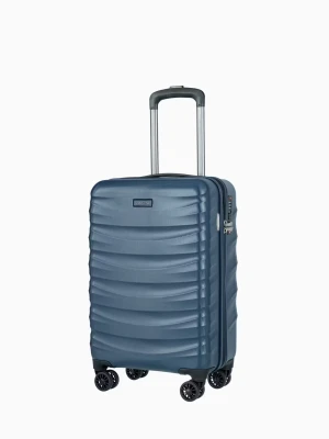 Kabinowa walizka z poliwęglanu granatowa Puccini