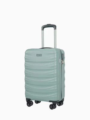 Kabinowa walizka z poliwęglanu zielona Puccini