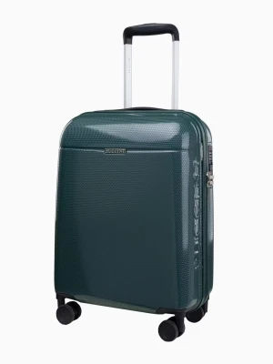 Kabinowa zielona walizka z policarbonu Puccini