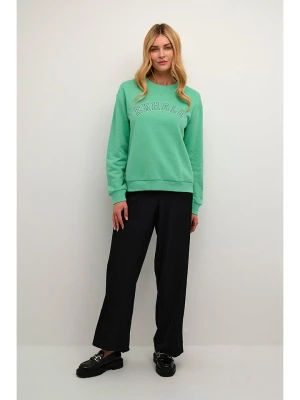 Kaffe Bluza w kolorze zielonym rozmiar: XS