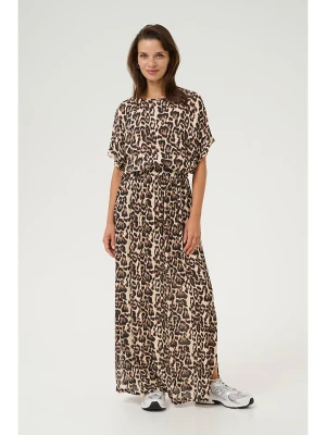 Kaffe Bluzka "Amber" w kolorze beżowo-jasnobrązowym rozmiar: 40