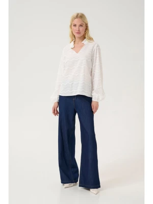 Kaffe Bluzka "Fina" w kolorze białym rozmiar: XS