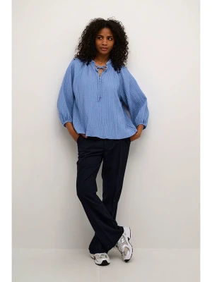 Kaffe Bluzka "Lianna" w kolorze błękitnym rozmiar: 46