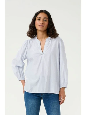 Kaffe Bluzka "Milena" w kolorze błękitno-białym rozmiar: 40