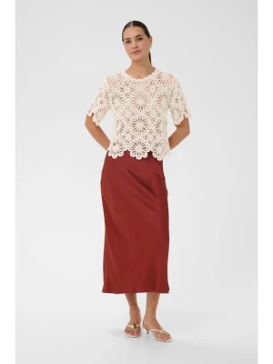 Kaffe Bluzka w kolorze beżowym rozmiar: M / L