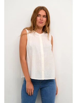 Kaffe Bluzka w kolorze białym rozmiar: 40