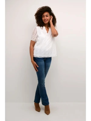 Kaffe Bluzka w kolorze białym rozmiar: 40