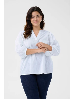 Kaffe Bluzka w kolorze białym rozmiar: 48