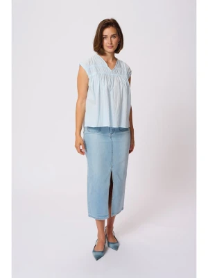 Kaffe Bluzka w kolorze błękitnym rozmiar: 44
