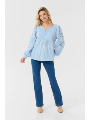 Kaffe Bluzka w kolorze błękitnym rozmiar: 46