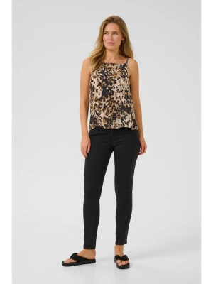 Kaffe Bluzka w kolorze brązowo-beżowym rozmiar: 40