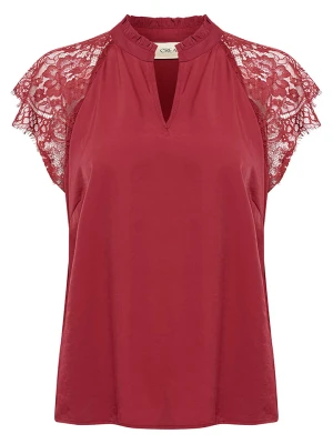 Kaffe Bluzka w kolorze czerwonym rozmiar: 44