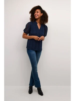 Kaffe Bluzka w kolorze granatowym rozmiar: 40