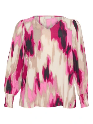 Kaffe Bluzka w kolorze jasnoróżowo-kremowym rozmiar: 52