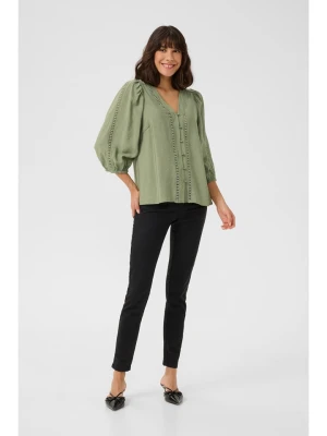 Kaffe Bluzka w kolorze zielonym rozmiar: 38