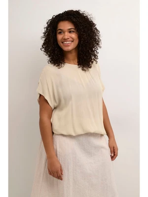 KAFFE curve Bluzka w kolorze beżowym rozmiar: 54