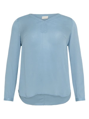 KAFFE curve Bluzka w kolorze błękitnym rozmiar: 42