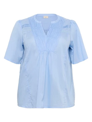KAFFE curve Bluzka w kolorze błękitnym rozmiar: 52