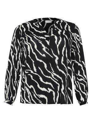KAFFE curve Bluzka w kolorze czarno-białym rozmiar: 42