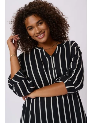 KAFFE curve Bluzka w kolorze czarno-białym rozmiar: 44