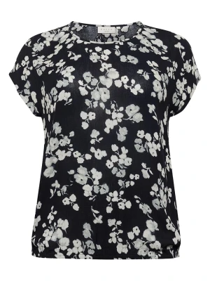 KAFFE curve Bluzka w kolorze czarno-szarym rozmiar: 52