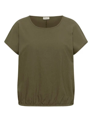 KAFFE curve Bluzka w kolorze khaki rozmiar: 52
