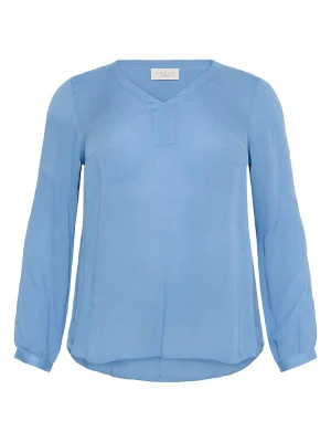 KAFFE curve Bluzka w kolorze niebieskim rozmiar: 44