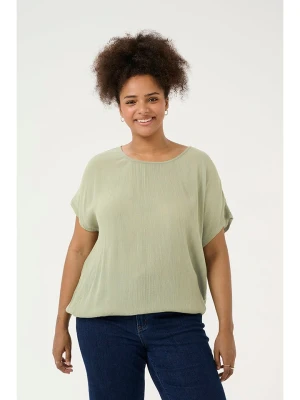 KAFFE curve Bluzka w kolorze oliwkowym rozmiar: 48