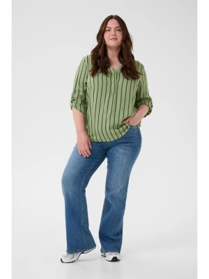 KAFFE curve Bluzka w kolorze zielono-czarnym rozmiar: 42